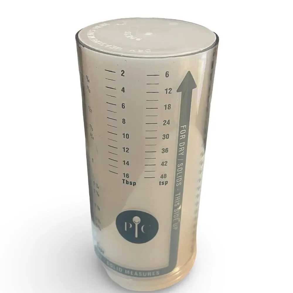 Pampered Chef Measure-All Cup Set of 2 Classic 2 C Mini 1 C Teal Blue 2236 2225